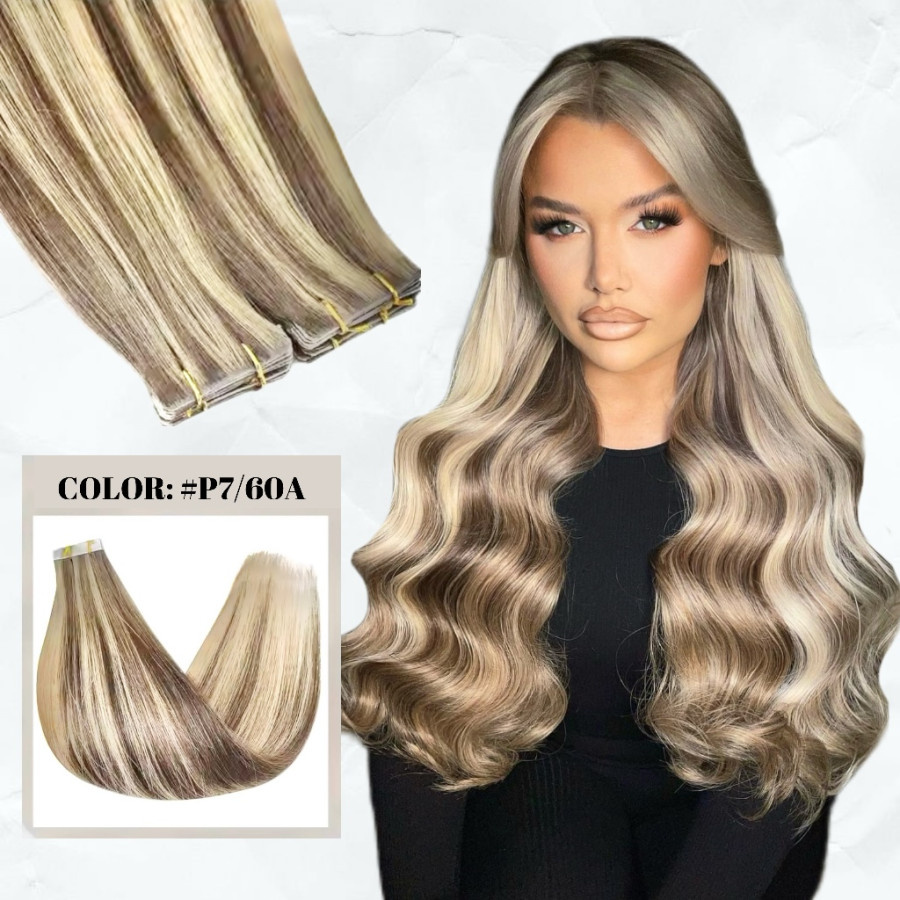 Extensii Invisible Tape Saten Suvitat #7/#60